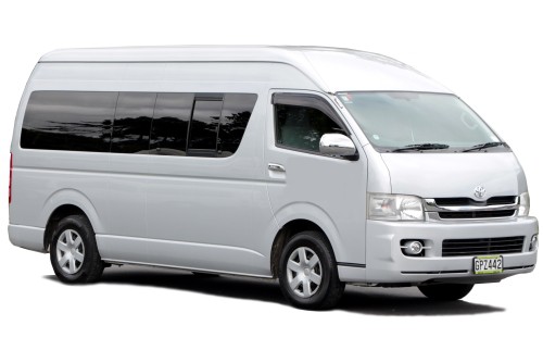 Jumbo Hiace 12 seater minibus for hire