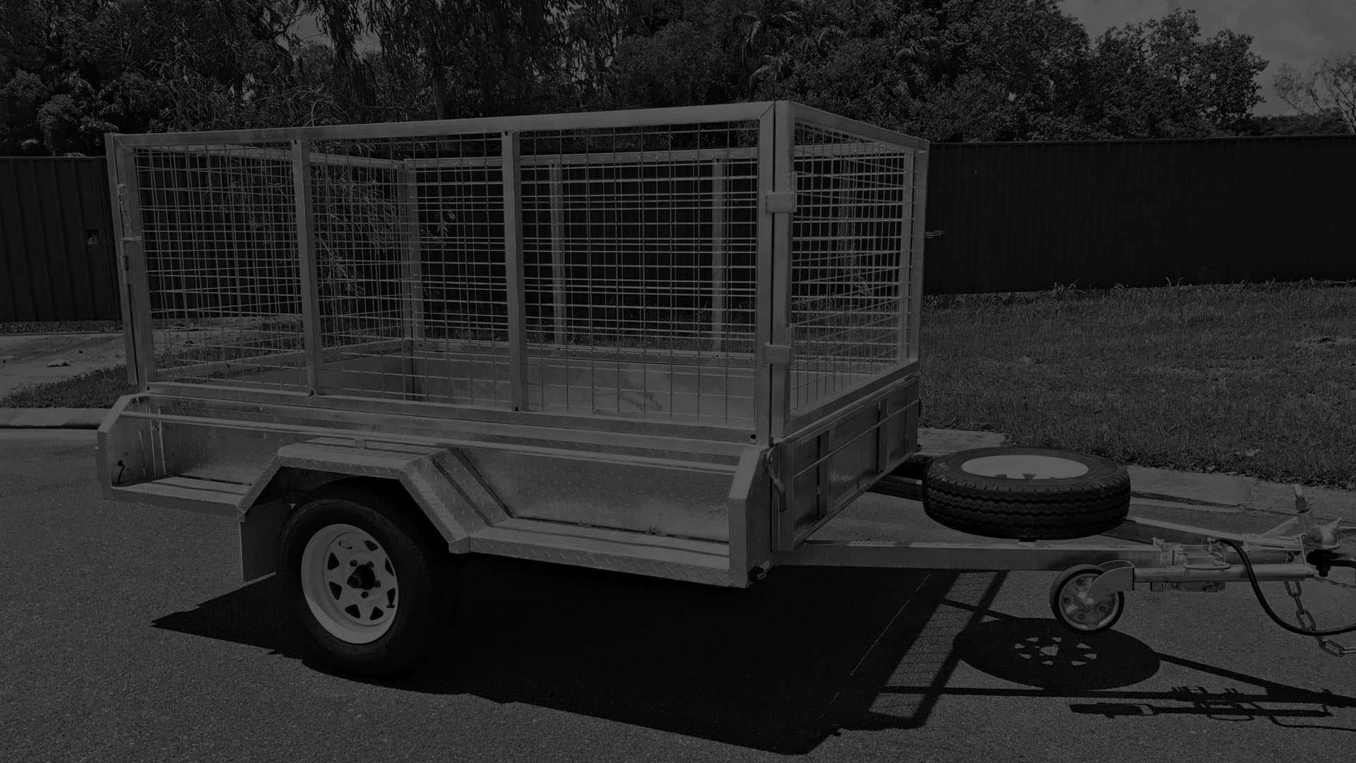 Cage trailer for hire