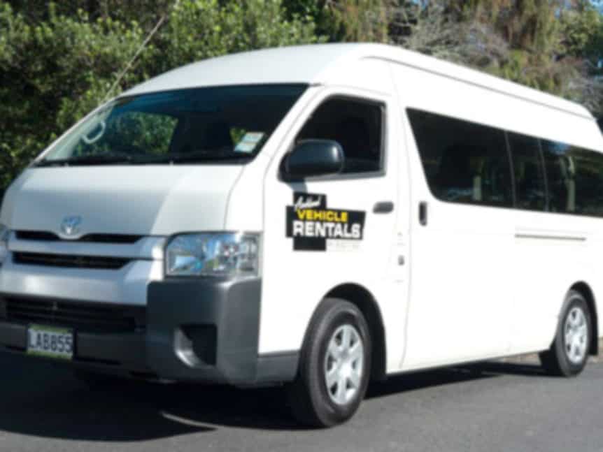 Premium-Mini-bus 12 seater for hire side
