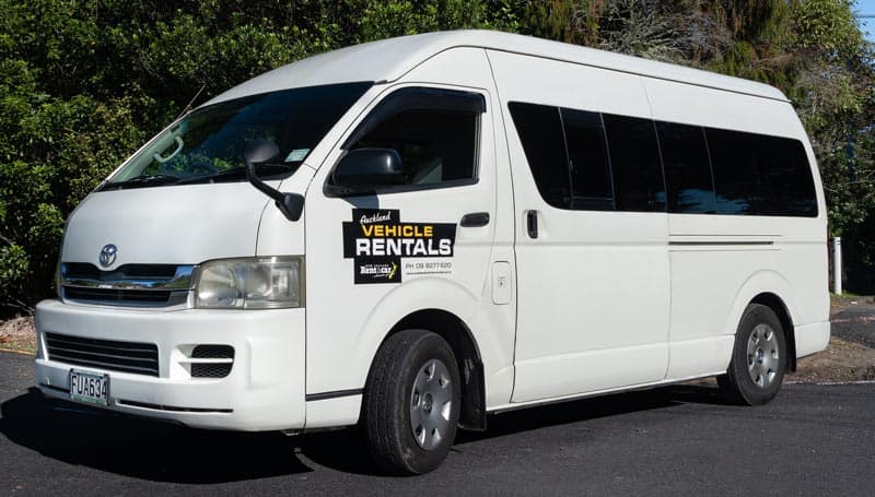 High Top cargo van from Auckland Vehicle Rentals